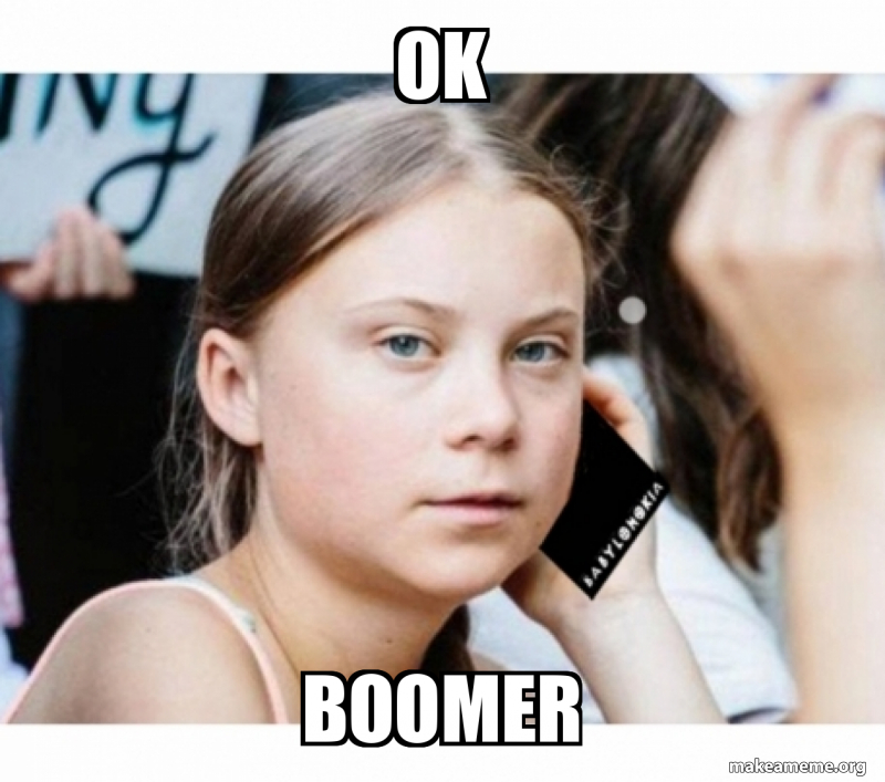 Ok Boomer - Babylonokia Meme Generator