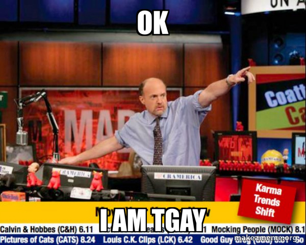 Mad Karma with Jim Cramer meme