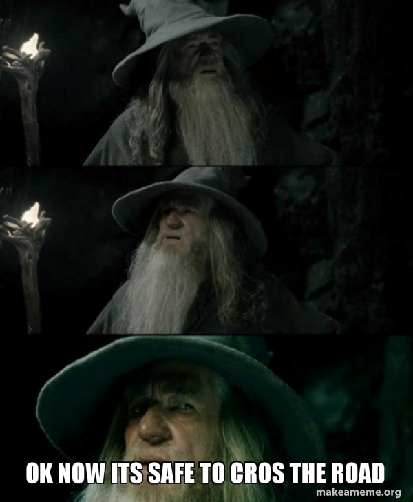 Confused Gandalf meme