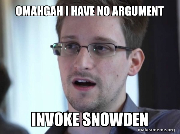 Edward Snowden meme