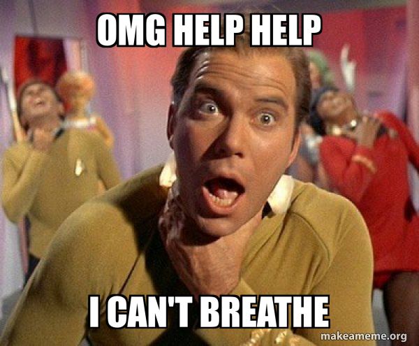 Captain Kirk Choking meme