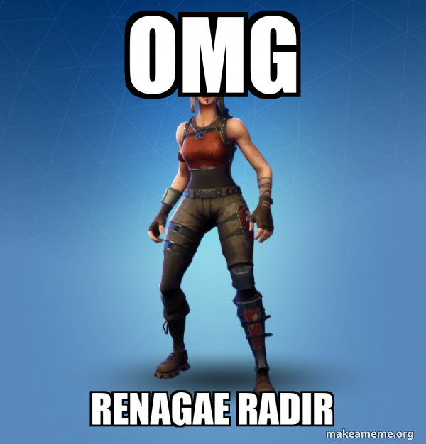 Renegade Raider Fortnite Skin meme