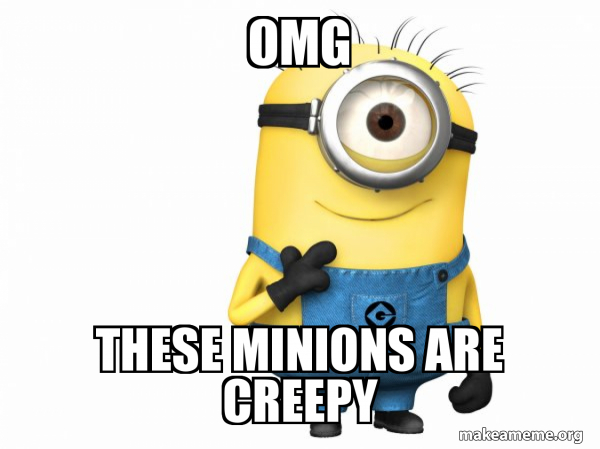 Thoughtful Minion meme