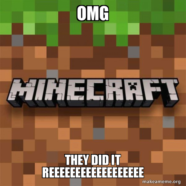 Minecraft meme