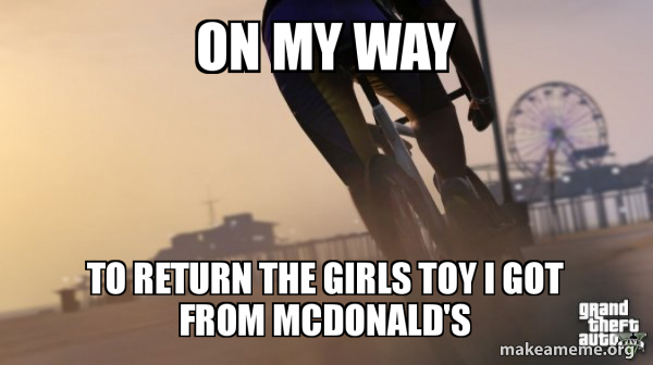 Grand Theft Auto Bicycles meme