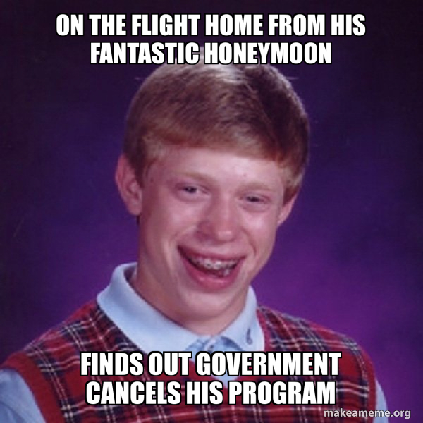 Bad Luck Brian meme