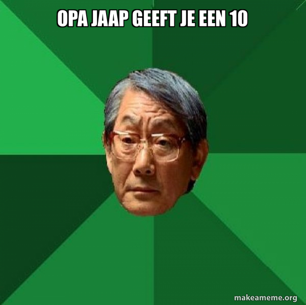 High Expectations Asian Father meme