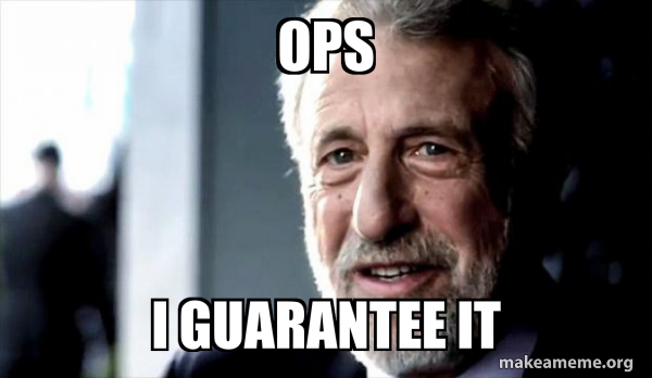 I Guarantee it - George Zimmer  meme