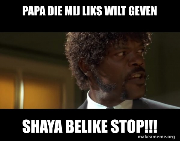 Samuel L Jackson from Pulp Fiction meme