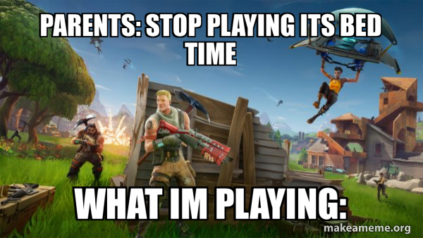 Fortnite Battle Royale game meme