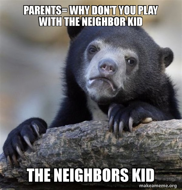 Confession Bear meme