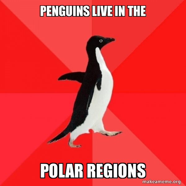 Socially Awesome Penguin meme