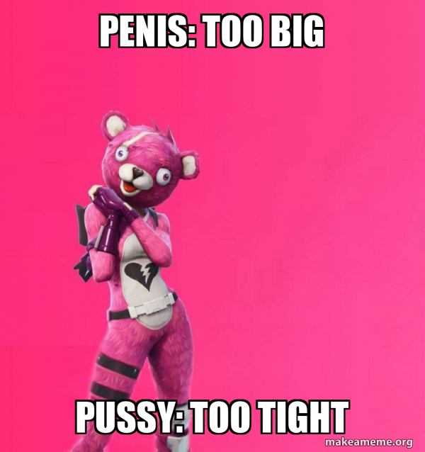 Creepy Bear Fortnite meme