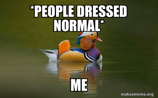 Fashionable Advice Mallard meme