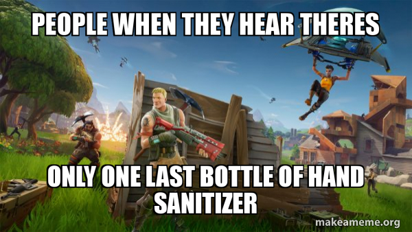 Fortnite Battle Royale game meme