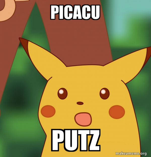 Meme Pyckuc Picacu Putz - Surprised Pikachu Meme Generator