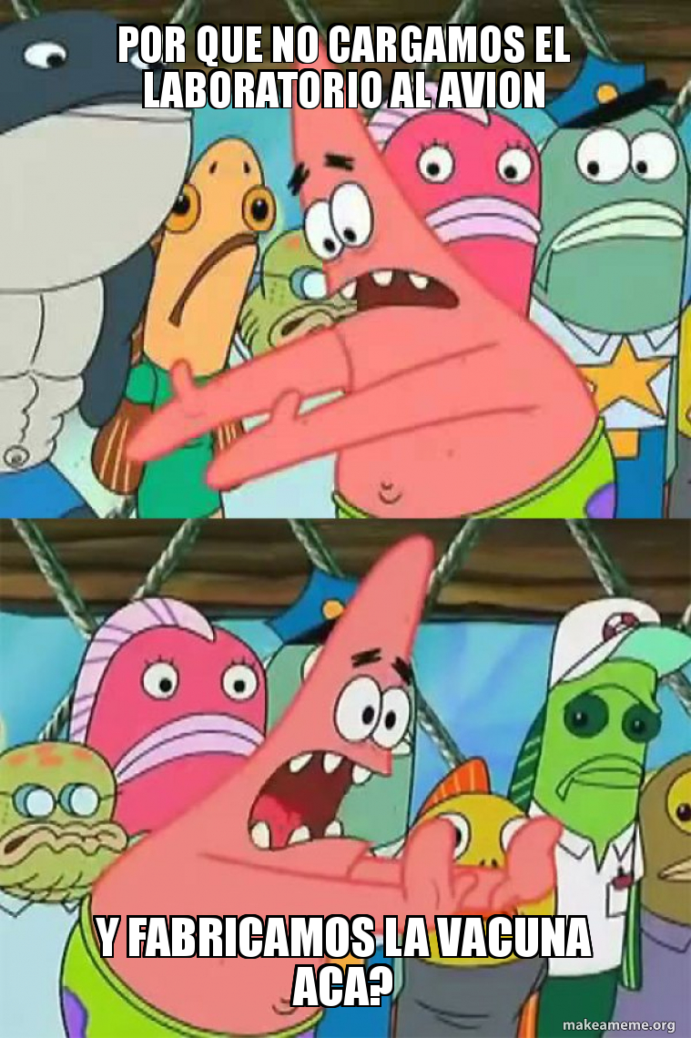 Push It Somewhere Else Patrick meme