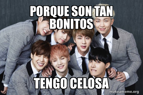 K-Pop Band BTS (Bangtan Boys) meme