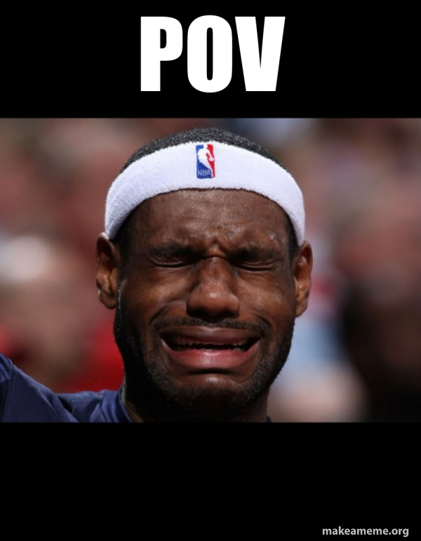 Lebron Crying meme