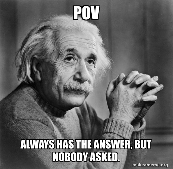Nobody Answer Meme POV Always has the answer, but nobody asked. - Serious Albert Einstein ...