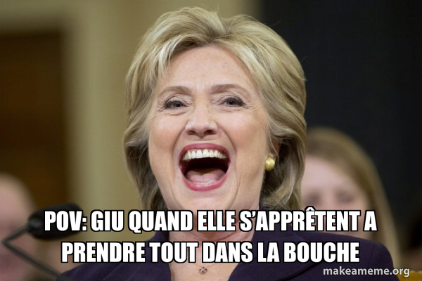 Hillary Clinton Laughs meme