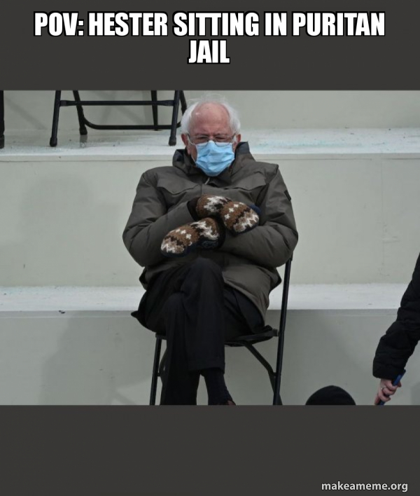 Bernie Sanders at the Inauguration meme