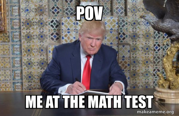 Donald Trump Writing Speech meme