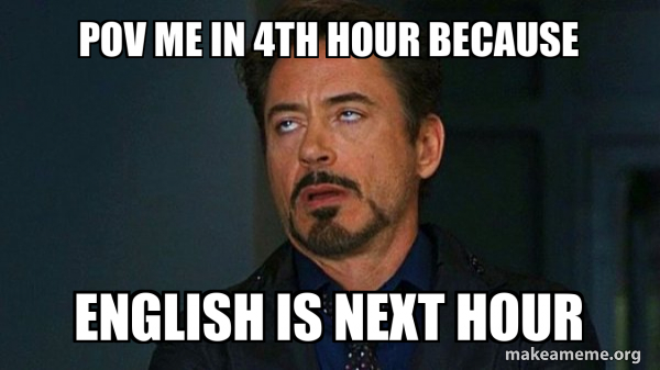 Tony Stark Eye Roll meme
