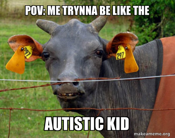 Hairless Cow meme