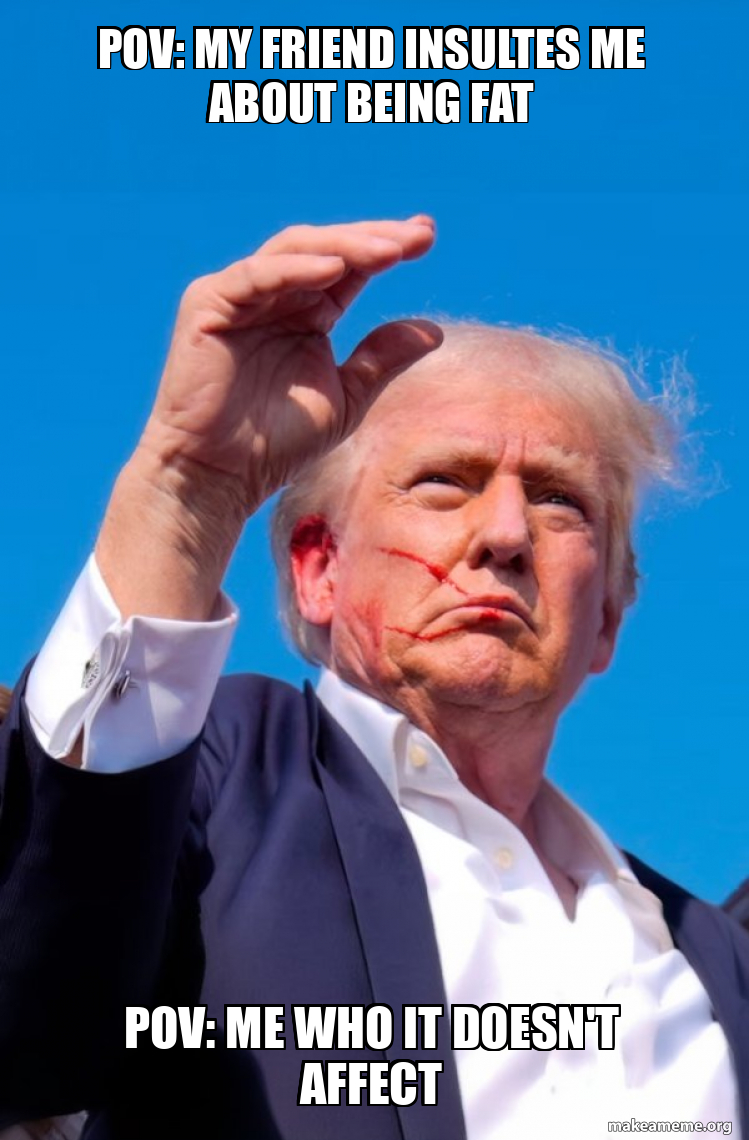 Trump Shot meme