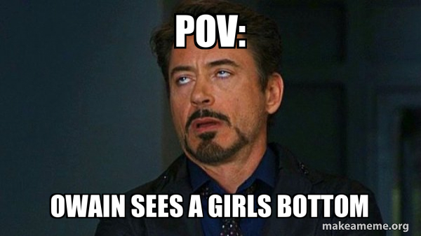 Tony Stark Eye Roll meme