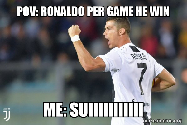 Ronaldo Rq Code Meme pov: ronaldo per game he win me: suiiiiiiiiiii - Cristiano Ronaldo Meme ...