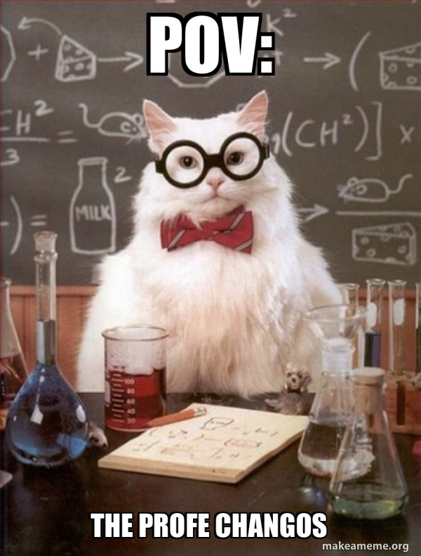 Chemistry Cat meme