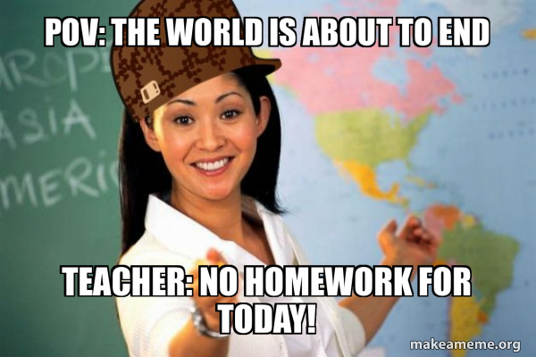 Scumbag Teacher meme