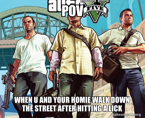 Grand Theft Auto 5 (V) meme