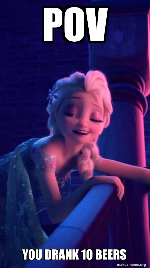 Drunk Elsa meme