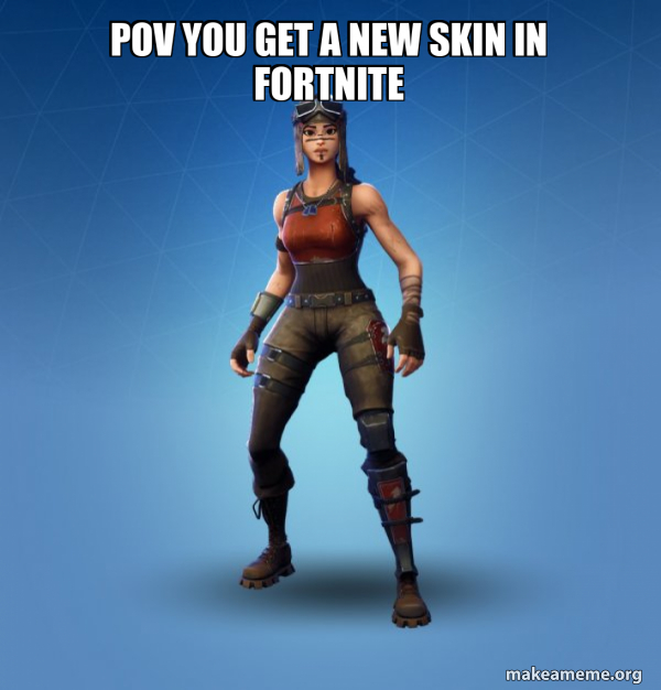 Renegade Raider Fortnite Skin meme