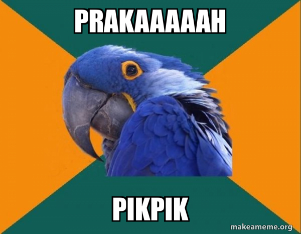 Paranoid Parrot meme