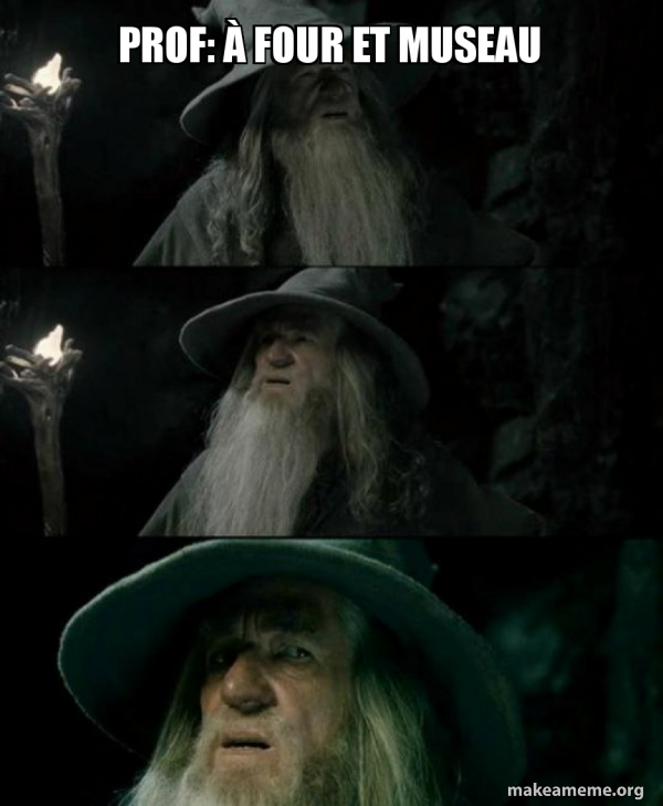 Confused Gandalf meme