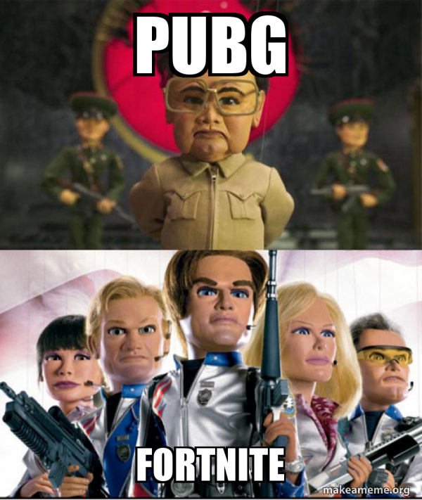 PUBG FORTNITE - Team America | Make a Meme
