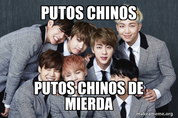 K-Pop Band BTS (Bangtan Boys) meme