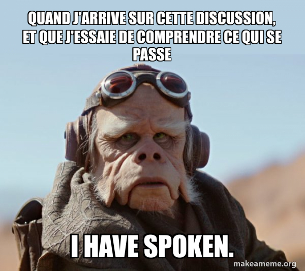 The Mandalorian - I Have Spoken meme