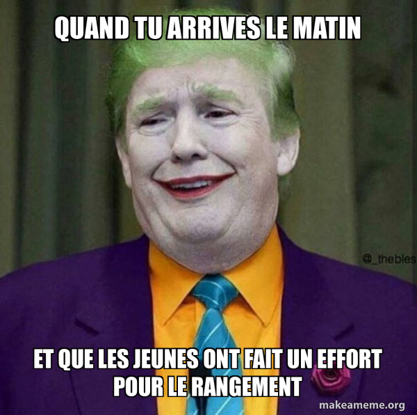 Donald Trump - The Joker meme
