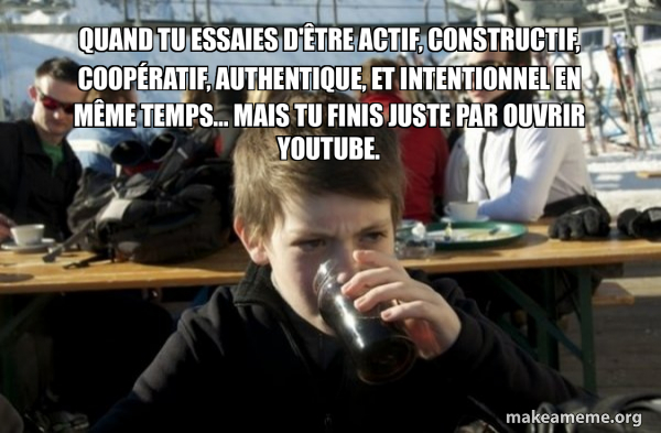 Lazy Elementary Student meme