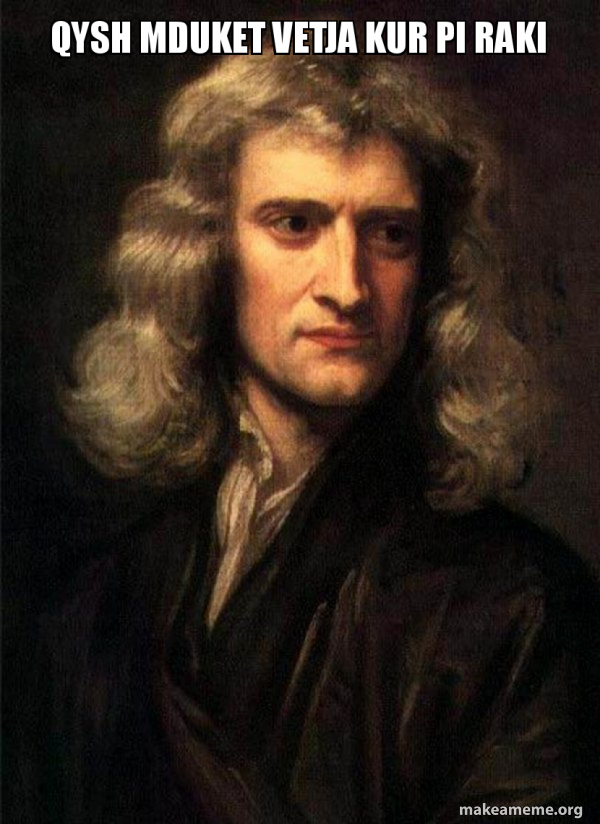 Sir Isaac Newton meme