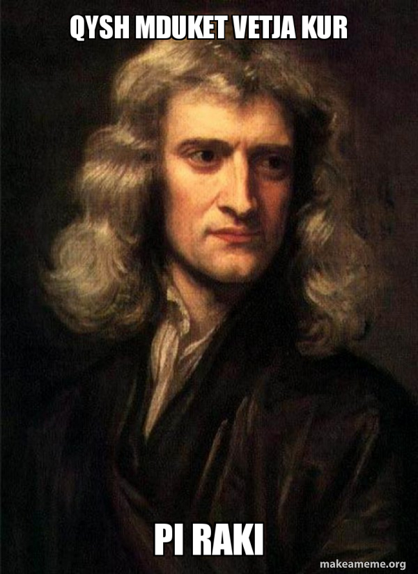 Sir Isaac Newton meme