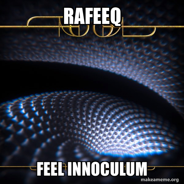 Tool Fear Inoculum meme