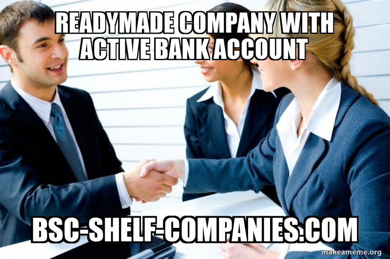 readymade company with active bank account Are you searching for