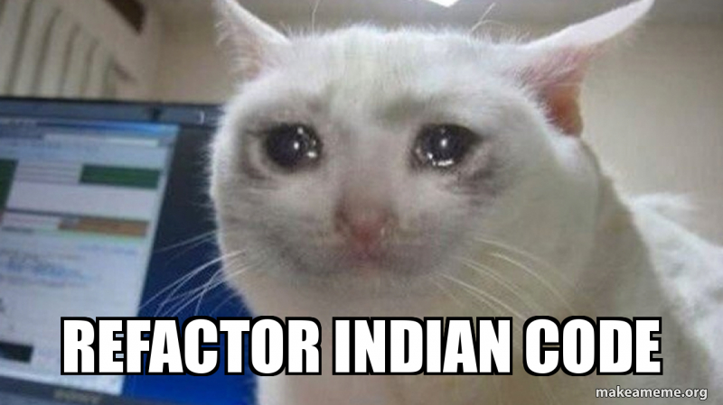 refactor indian code Meme Generator