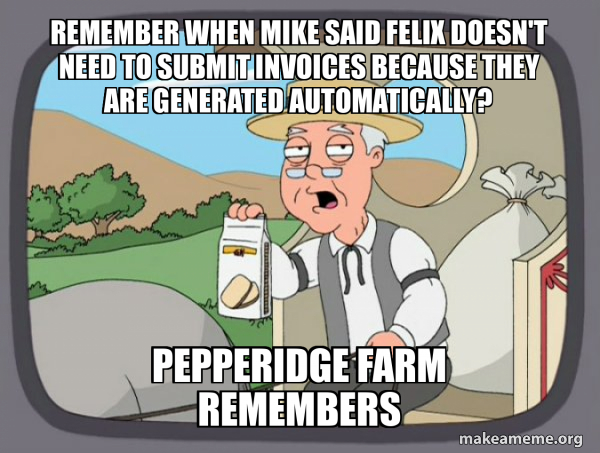 Pepperidge Farm Remembers meme